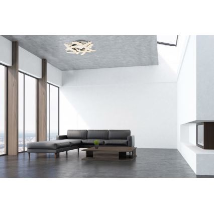 Globo - LED taklampa 5xLED/12W/230V