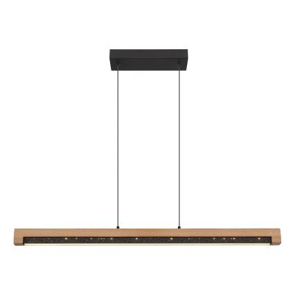 Globo - LED ljuskrona med textilsladd LED/24W/230V