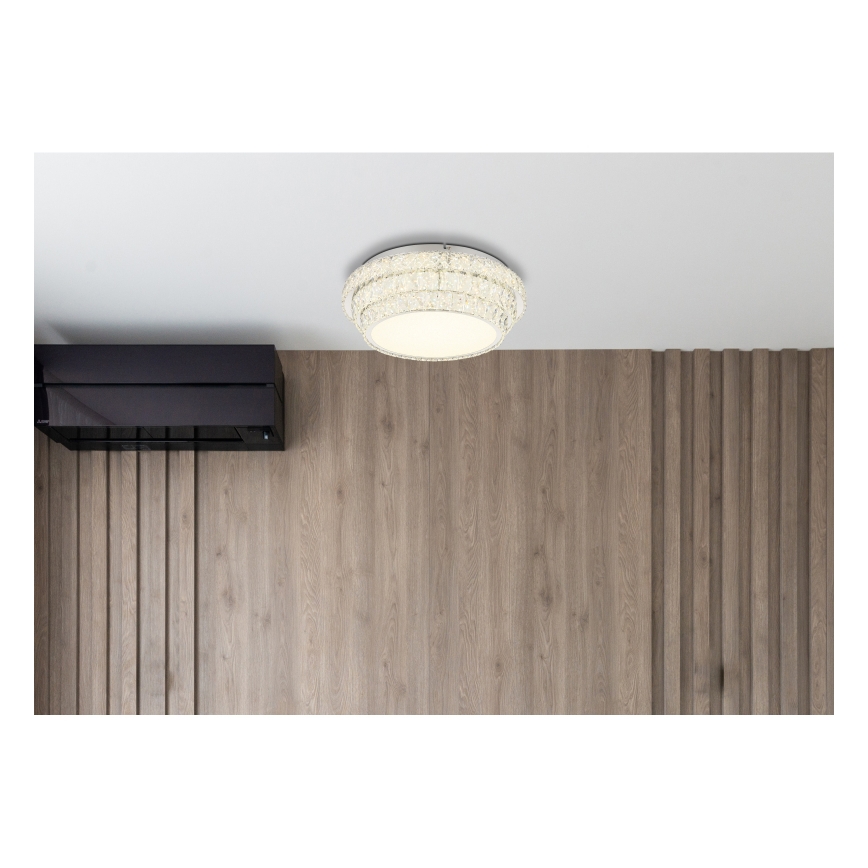 Globo - LED dimbar taklampa LED/48W/230V 2700-6000K Ø 50 cm vit + fjärrkontroll