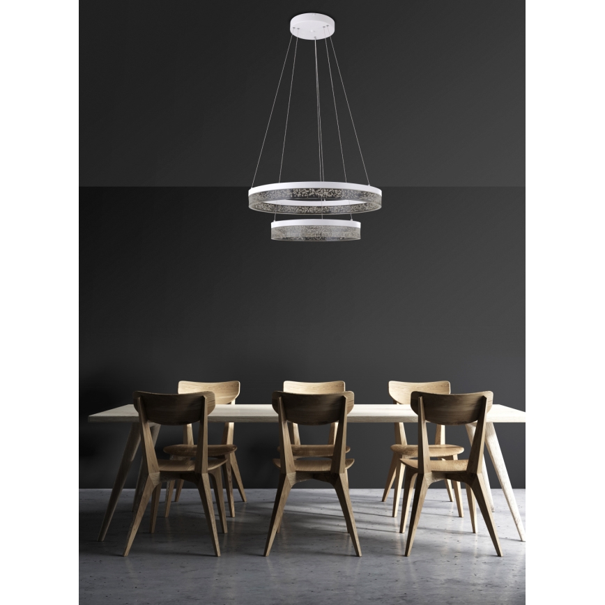 Globo 68225-60 - LED Ljuskrona med snöre SMITTY 1xLED/60W/230V