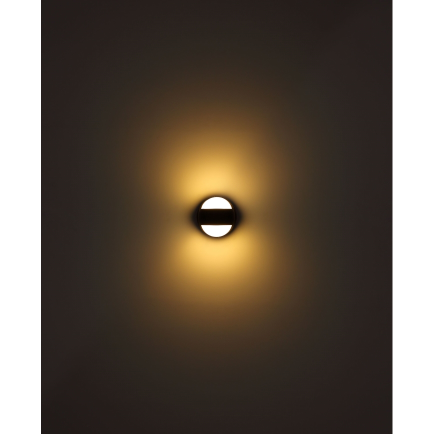 Globo - LED dimbar uppladdningsbar touch-vägglampa LED/1,4W/5V 1800 mAh svart