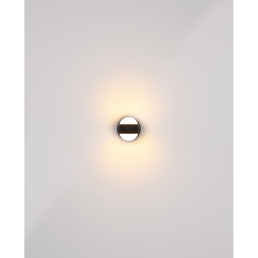 Globo - LED dimbar uppladdningsbar touch-vägglampa LED/1,4W/5V 1800 mAh svart