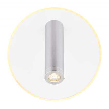 Globo - LED vägg spotlight  LED/6W + LED/1W/230V