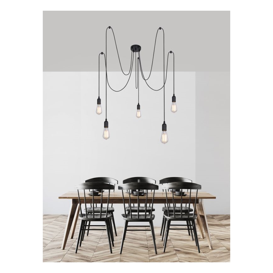 Globo A110-5 - Hängande lampa MARACANA 5xE27/60W/230V
