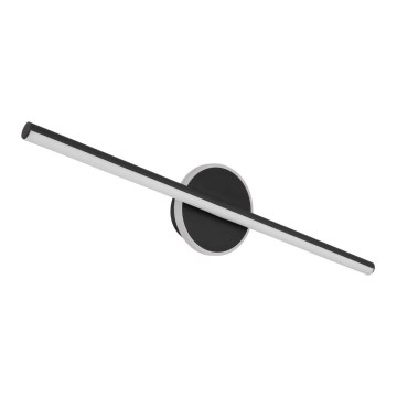 Globo - Badrumsspegel med LED-belysning LED/10W/230V 60,8 cm IP44 svart
