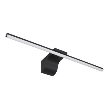 Globo - Badrumsspegel med LED-belysning LED/10W/230V 60,8 cm IP44 svart