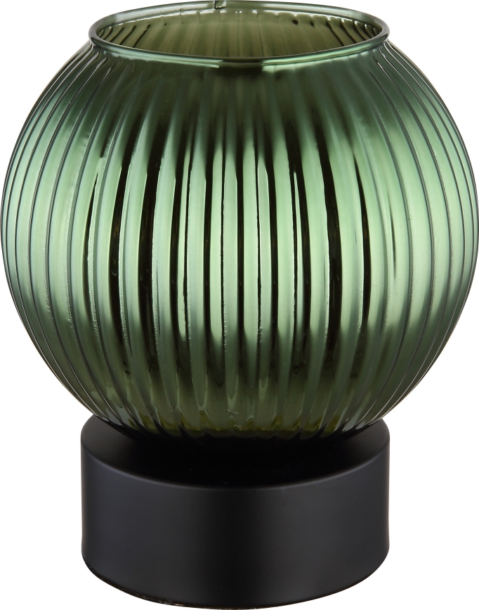 Globo - Bordslampa 1xE27/25W/230V diameter 15 cm grön