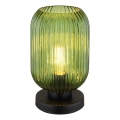 Globo - Bordslampa 1xE27/40W/230V grön