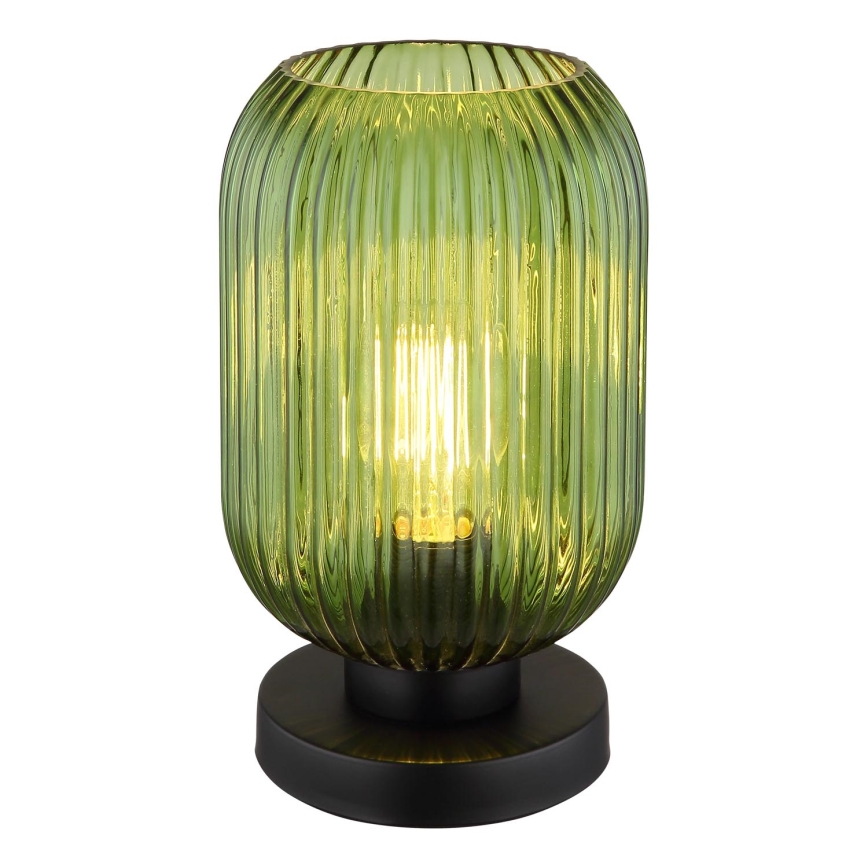 Globo - Bordslampa 1xE27/40W/230V grön