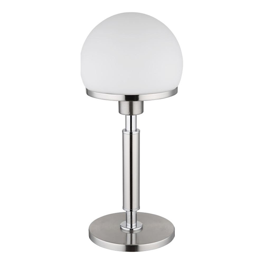 Globo - Bordslampa 1xE27/40W/230V matt krom