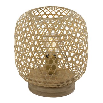 Globo - Bordslampa 1xE27/60W/230V Bambu
