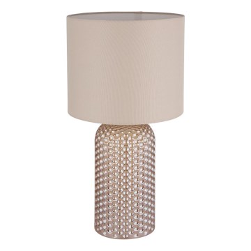Globo - Bordslampa 1xE27/60W/230V beige