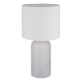 Globo - Bordslampa 1xE27/60W/230V vit