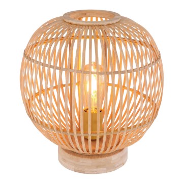 Globo - Bordslampa 1xE27/60W230V Bambu
