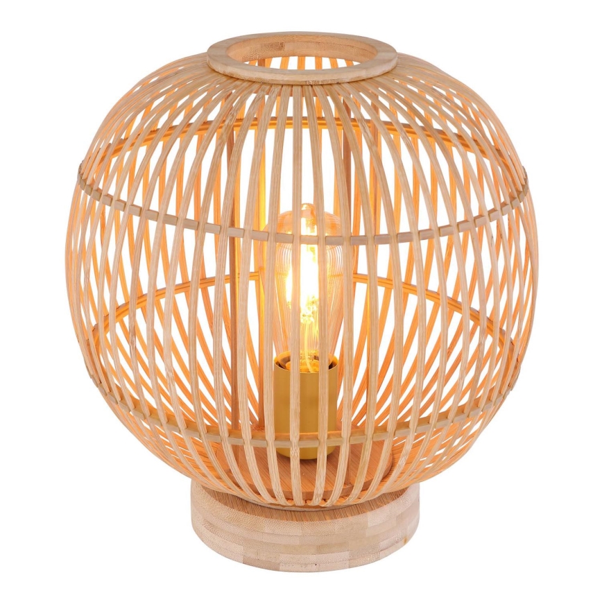 Globo - Bordslampa 1xE27/60W230V Bambu