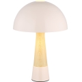 Globo - Bordslampa 1xE27ILLU/40W/230V beige
