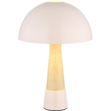 Globo - Bordslampa 1xE27ILLU/40W/230V beige