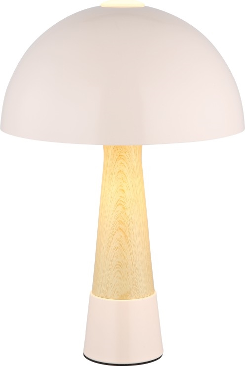 Globo - Bordslampa 1xE27ILLU/40W/230V beige