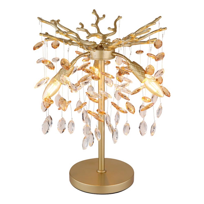 Globo - Bordslampa 3xE14/40W/230V guld