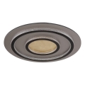 Globo - Dimbar LED-takarmatur LED/60W/230V 3000-6500K Ø 55 cm svart + fjärrkontroll