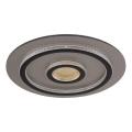 Globo - Dimbar LED-taklampa LED/40W/230V 3000-6500K Ø 45 cm svart + fjärrkontroll