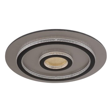 Globo - Dimbar LED-taklampa LED/40W/230V 3000-6500K Ø 45 cm svart + fjärrkontroll