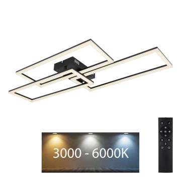 Globo - Dimbar LED ytmonterad ljuskrona LED/58W/230V 3000-6000K + fjärrkontroll