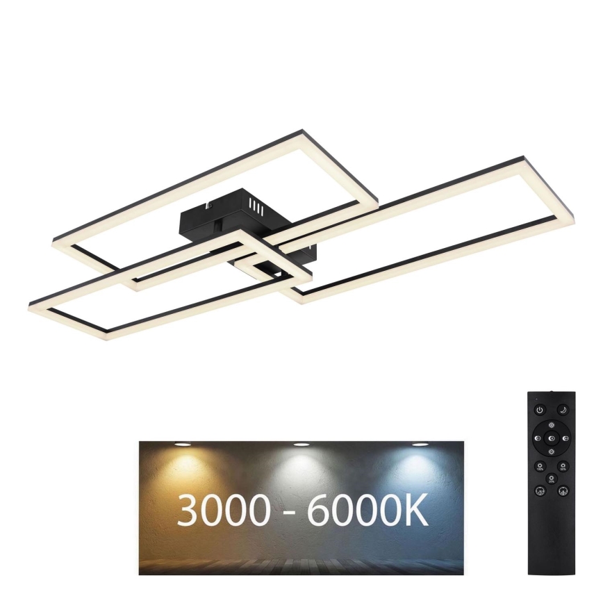 Globo - Dimbar LED ytmonterad ljuskrona LED/58W/230V 3000-6000K + fjärrkontroll