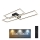 Globo - Dimbar LED ytmonterad ljuskrona LED/58W/230V 3000-6000K + fjärrkontroll