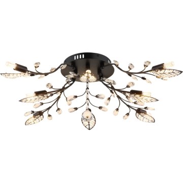 Globo - Elegant taklampa med 8 G9-socklar, 5 W per lampa, 230 V, Ø 76 cm