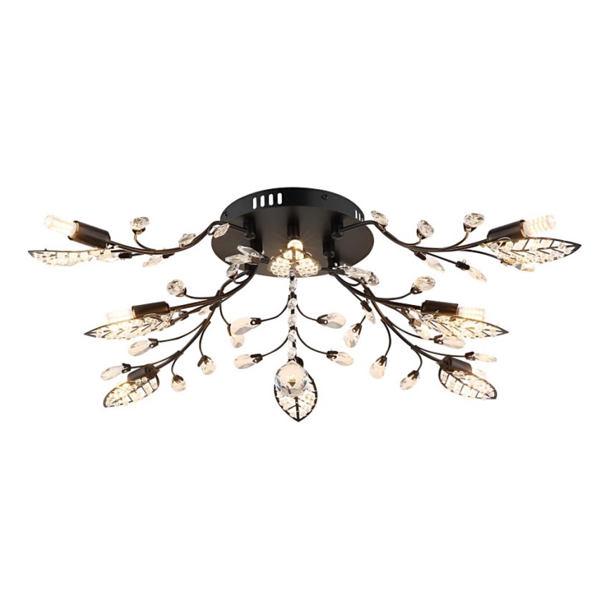 Globo - Elegant taklampa med 8 G9-socklar, 5 W per lampa, 230 V, Ø 76 cm