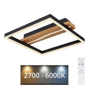 Globo - Fäst LED ljusreglerad ljuskrona LED/22W/230V 2700-6000K + fjärrkontroll