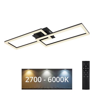 Globo - Fäst LED ljusreglerad ljuskrona LED/24W/230V 2700-6000K + fjärrkontroll
