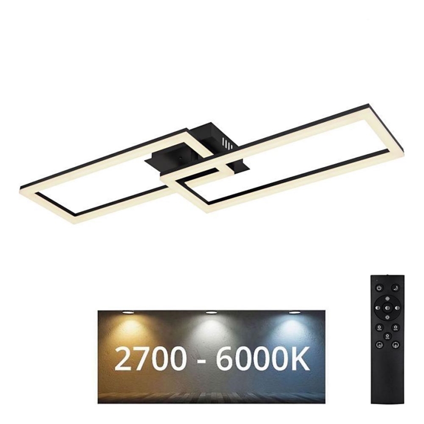 Globo - Fäst LED ljusreglerad ljuskrona LED/24W/230V 2700-6000K + fjärrkontroll