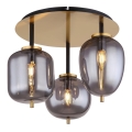 Globo - Fäst ljuskrona 3xE14/40W/230V mässing