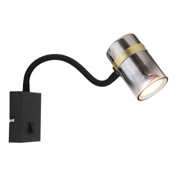 Globo - Flexibel vägglampa 1xGU10/8W/230V
