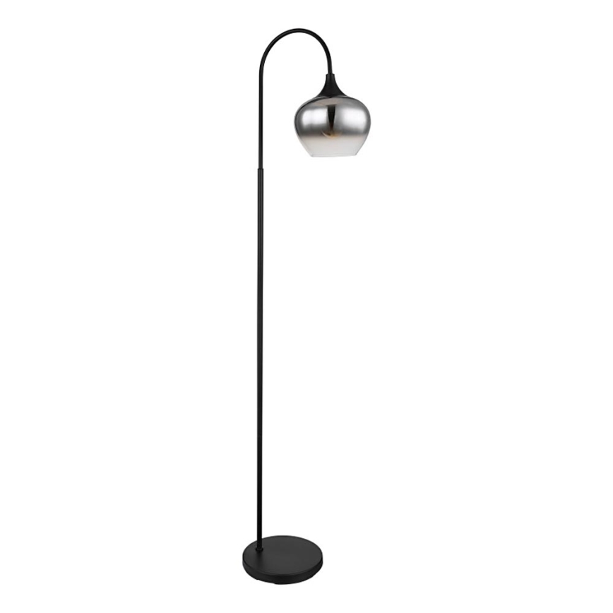 Globo - Golvlampa 1xE27/40W/230V svart/rökig
