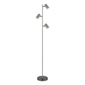Globo - Golvlampa 3xGU10/5W/230V grå
