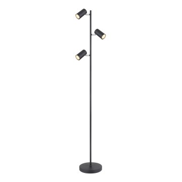Globo - Golvlampa 3xGU10/5W/230V svart
