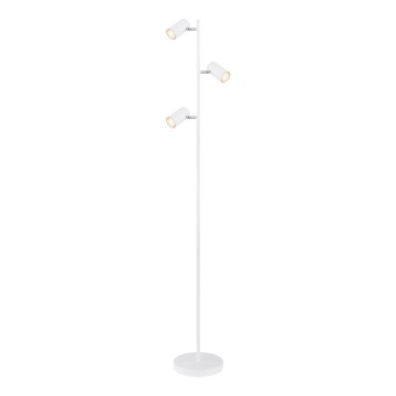 Globo - Golvlampa 3xGU10/5W/230V vit