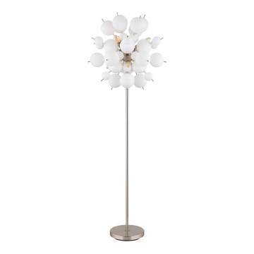 Globo - Golvlampa 6xE14/25W/230V vit