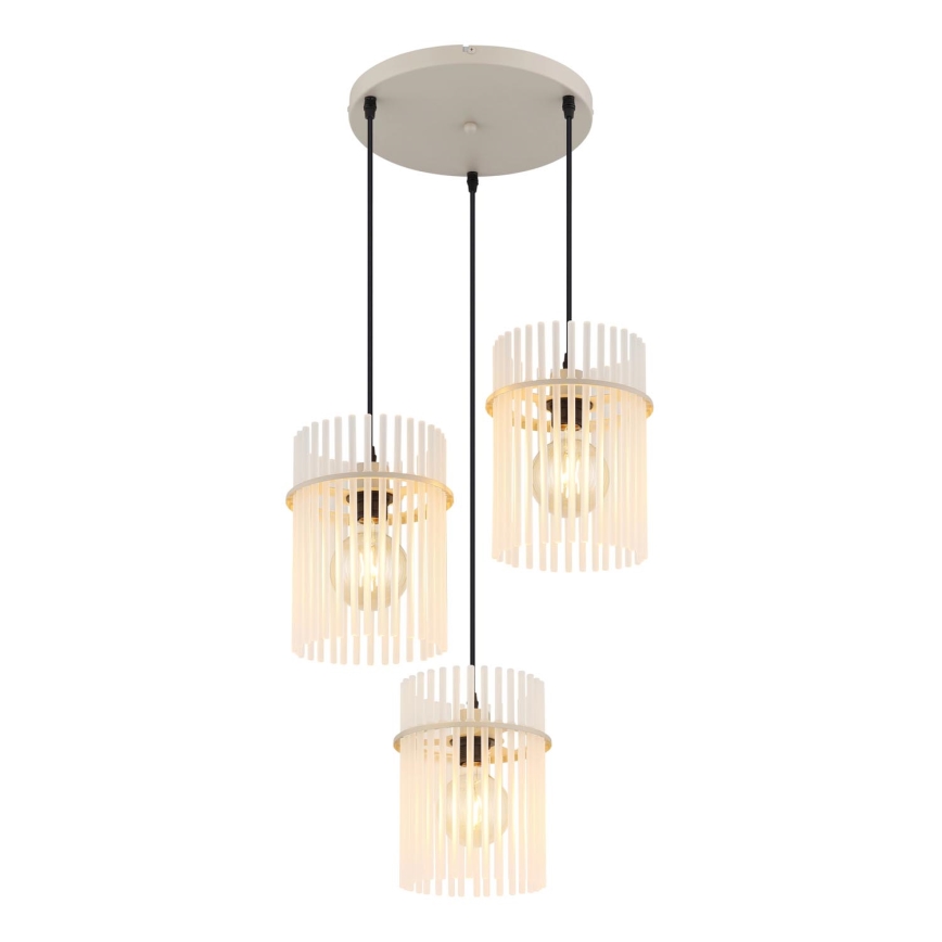 Globo - Hänglampa med kabel 3xE27/60W/230V