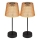 Globo - KIT 2x LED solcellsbelysning LED/0,06W/3V IP44 orange