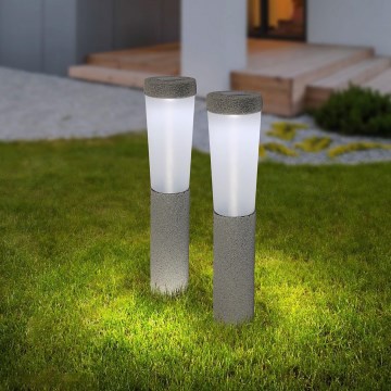 Globo - KIT 2x LED solcellsbelysning LED/0,1W/3V 6000K IP44