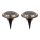 Globo - KIT 2x LED Solcellsbelysning LED/0,72W/3V 3200K IP44 300 mAh