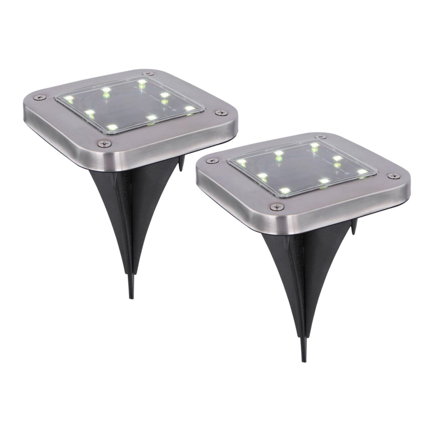 Globo - KIT 2x LED Solcellsbelysning LED/0,8W/1,2V IP44 300 mAh