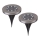 Globo - KIT 2x LED Solcellsbelysning LED/0,8W/3V IP44 300 mAh