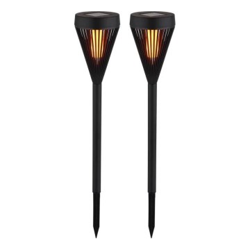 Globo - KIT 2x LED solcellslampa LED/0,1W/1,2V IP44