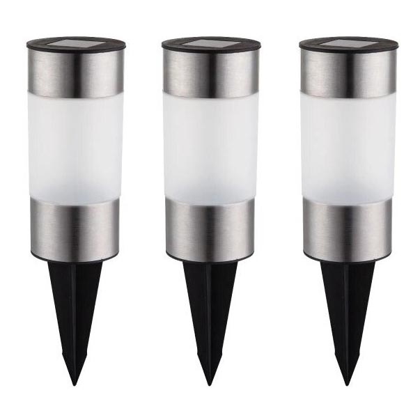 Globo - KIT 3x LED solcellslampa LED/0,06W/3,2V IP44 200 mAh