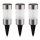 Globo - KIT 3x LED solcellslampa LED/0,06W/3,2V IP44